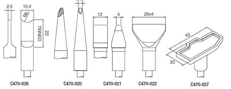 C470烙铁头型号-3