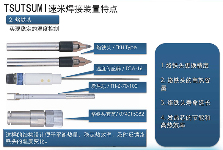 tsutsumi烙铁头特点